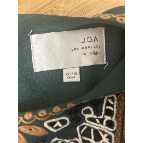 J.O.A. Urban Outfitters Embroidered Tank Dress Soft Girl Indie Cottagecore Sz M - Picture 4 of 9